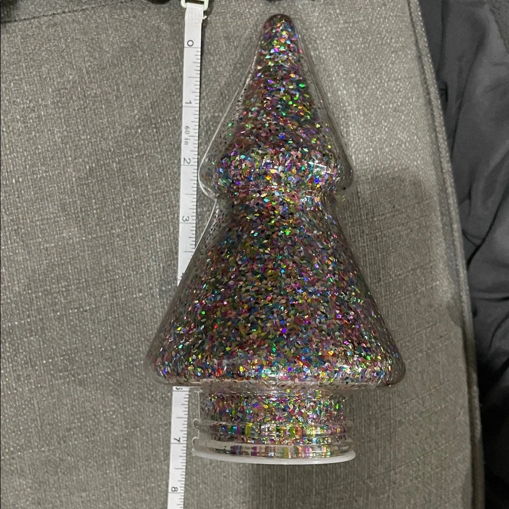 Target Bullseye Playground Colorful Glitter Christmas filled LED light up Tree